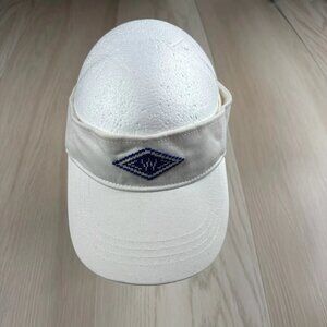 Smathers Branson Mens White Westchester Country Club Golf Visor Hat Cap One Size